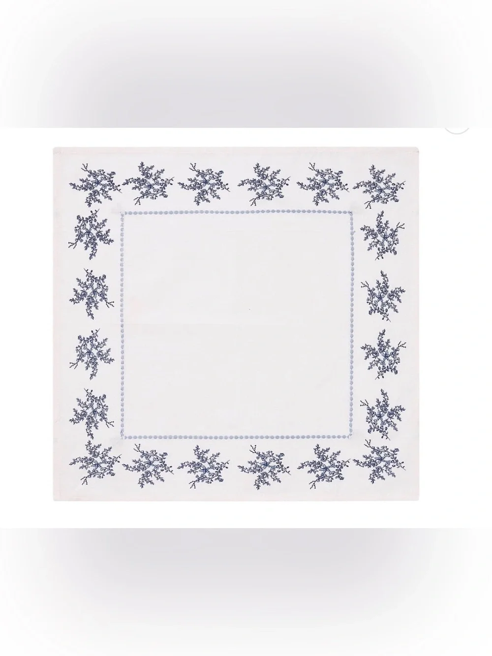 My Texas House 4 Piece Dinner Napkins Blue Floral Table Linens Farmhouse NEW
